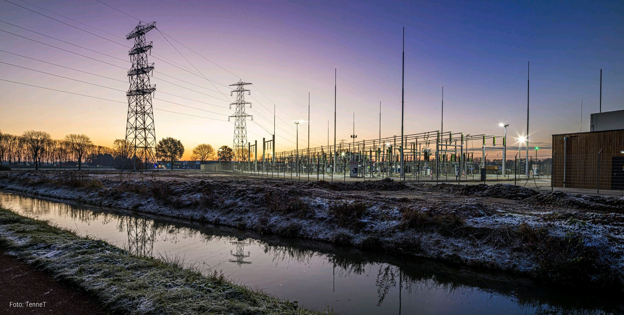 Foto Oosterhout by night