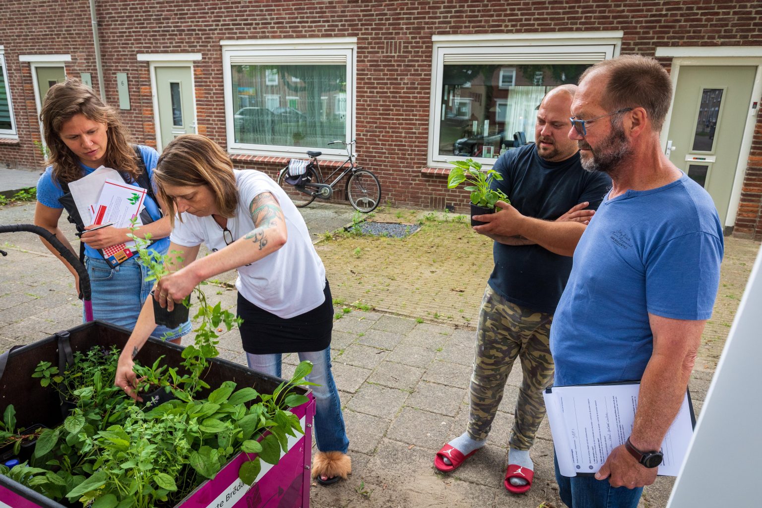 5. Inge in gesprek, bakfiets